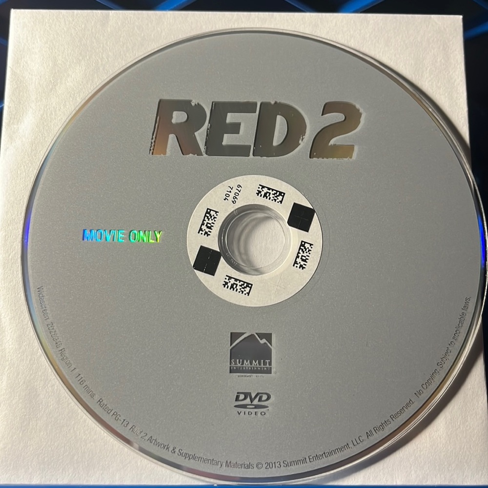Red 2 dvd